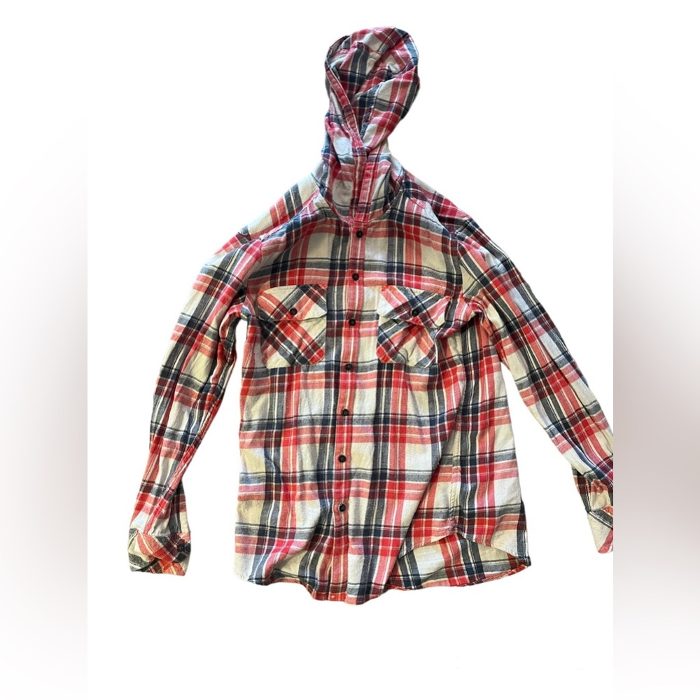 TNA hooded flannel